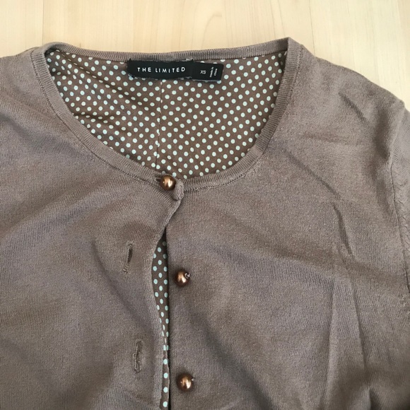 The Limited Soft Brown Cardigan - Picture 2 of 7